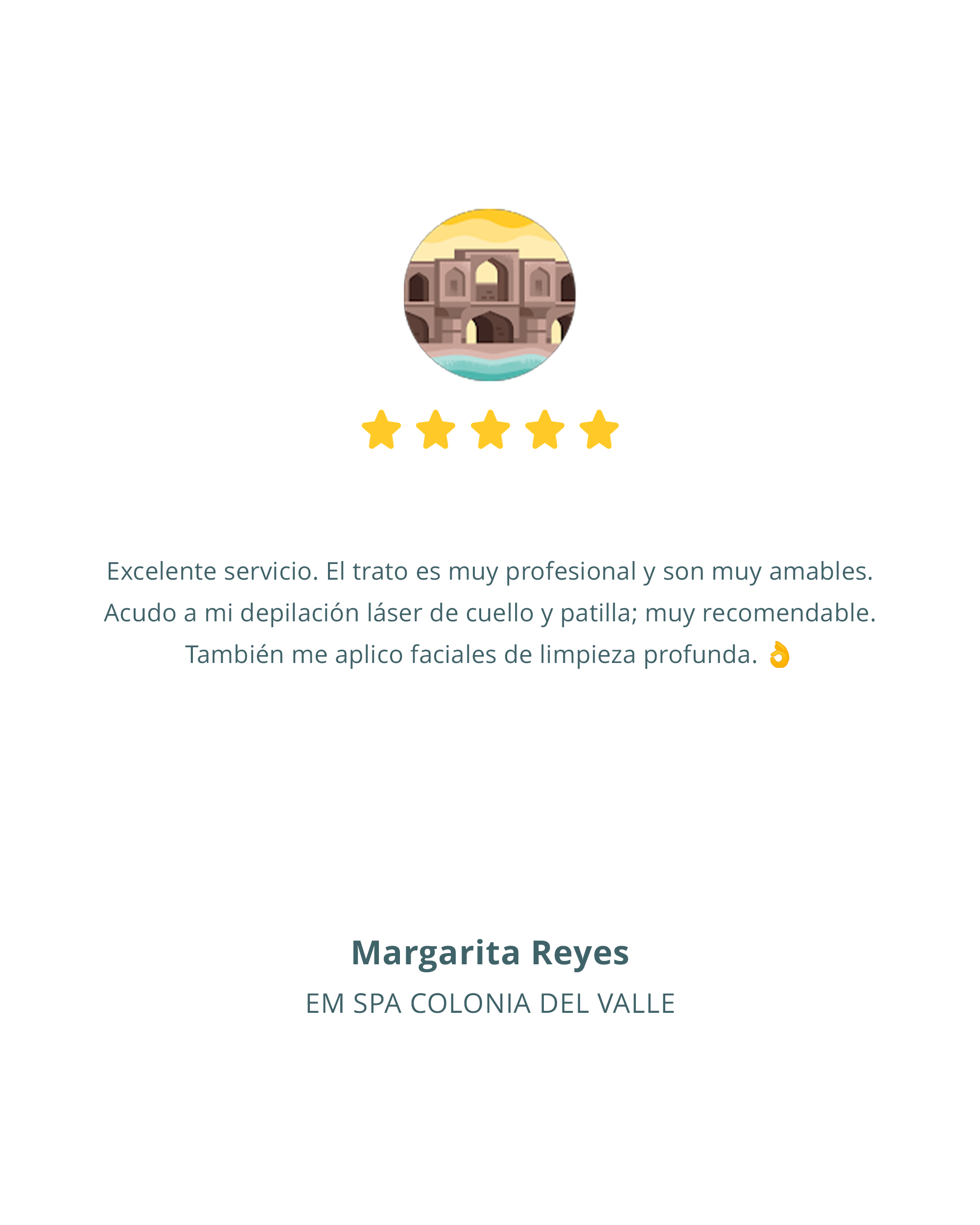 Sobre Nosotros testimonio home clientes margarita reyes